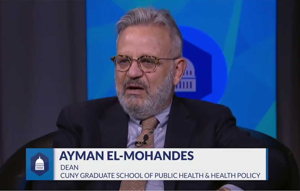 Ayman El-Mohandes CUNY TV still