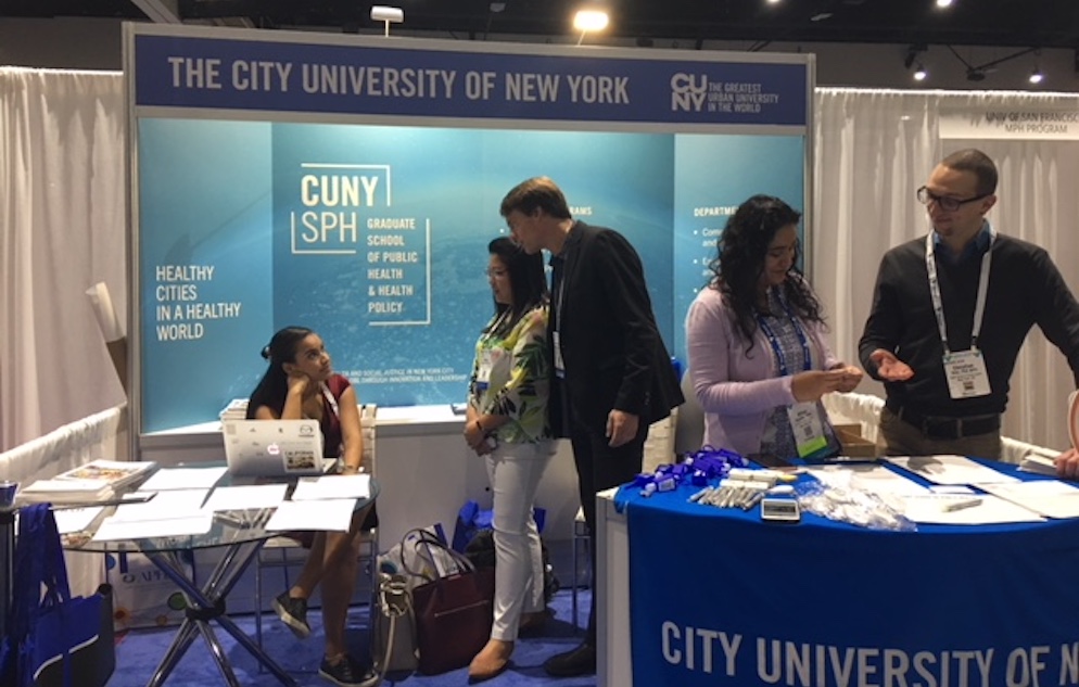 Scenes from APHA 2018 CUNY Graduate School of Public Health & Health