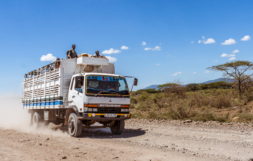 freight truck in Kenya