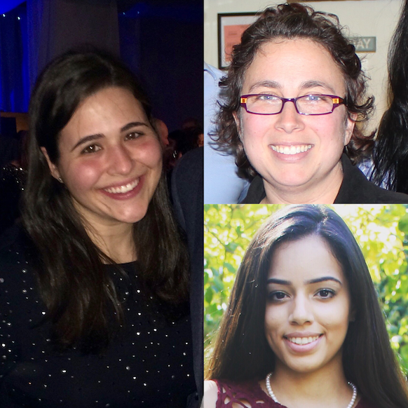 Zoe Heisler (left), Lora Kasselman (top), and Karina Castillo