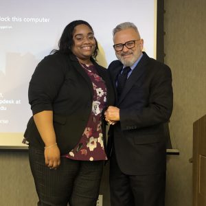 Daneen Anderson-Mercer and Dean Ayman El-Mohandes