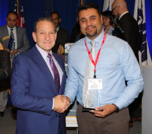 Atif Baig presented with CUNY IT Award for Excellence in Service
