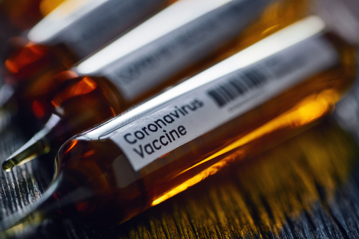 vials of coronavirus COVID-19 vaccine