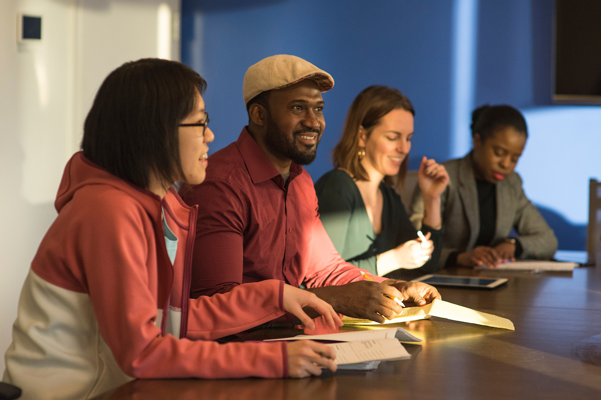 smiling CUNY SPH students