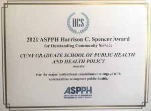 The Spencer Award Certificate