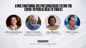 A global consensus on how to end COVID-19 as a public health threat