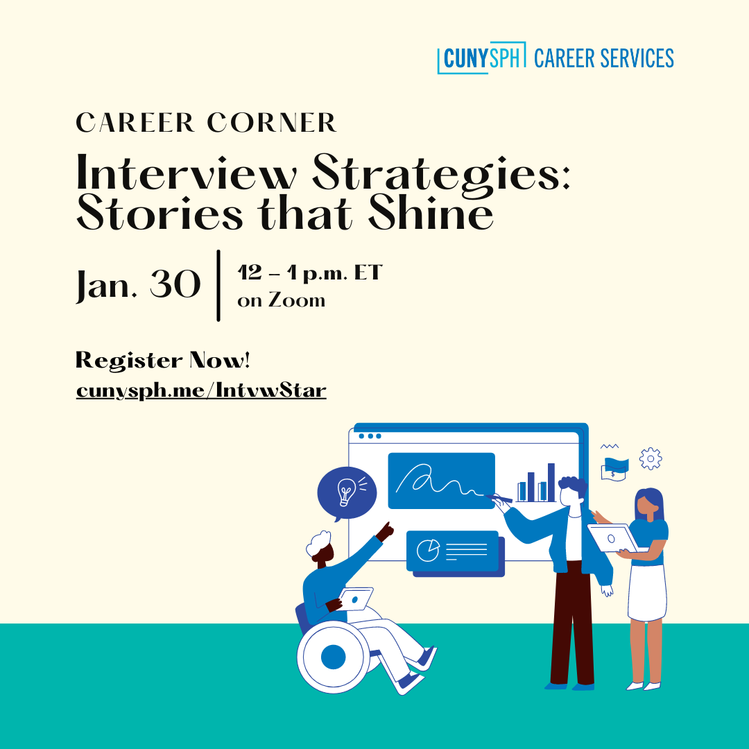 interviw strategies: stories that shine Jan 30 12-1pm