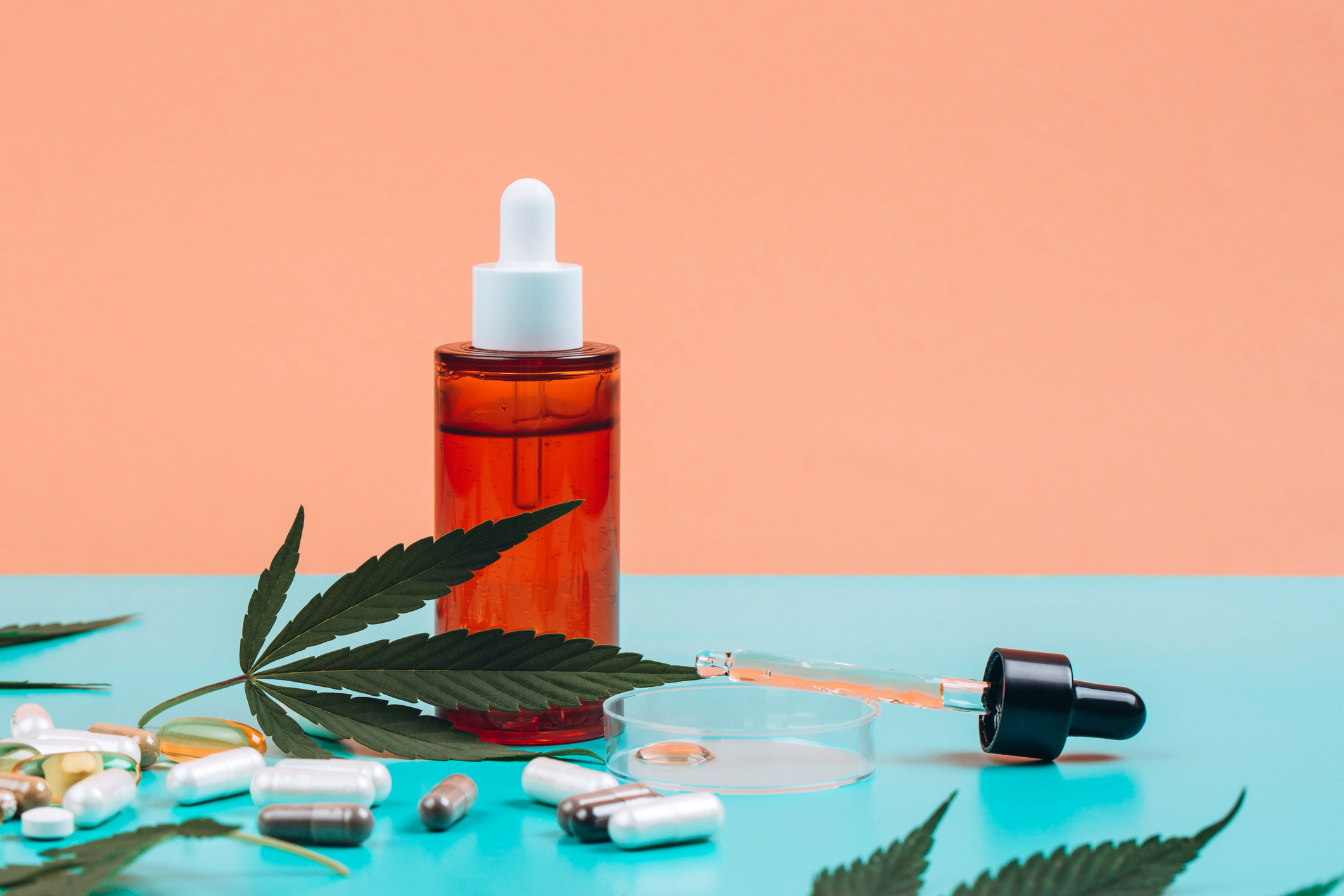cannabis tincture and pills