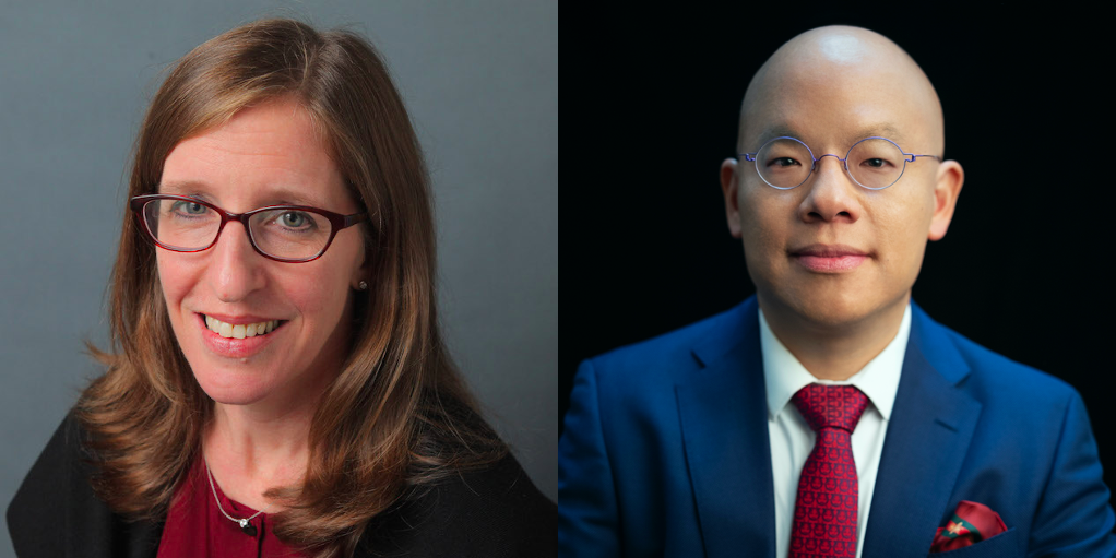 Distinguished Professors Renee Goodwin and Terry Huang