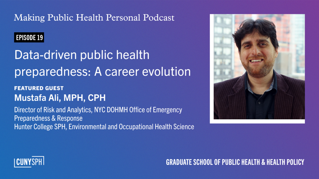 MPHP: Episode 19 - Data-driven public health preparedness: A career evolution