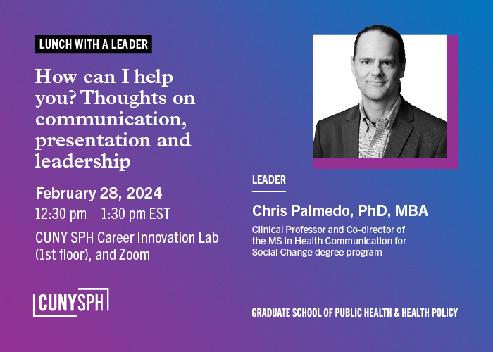 lunch with a leader - how can I help you?