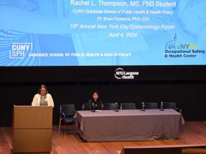 Doctoral student presents at NYC Epidemiology Forum