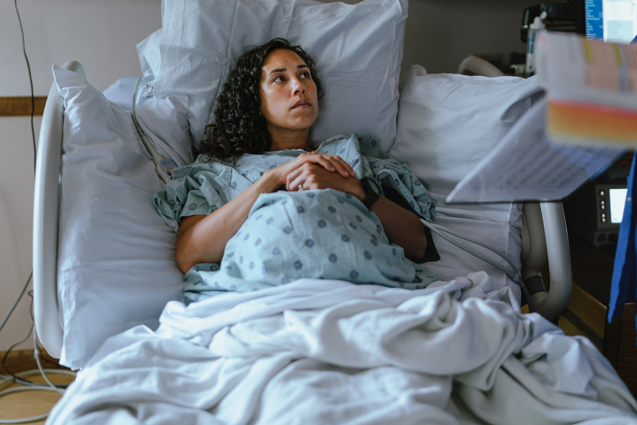 pregnant woman in hospital