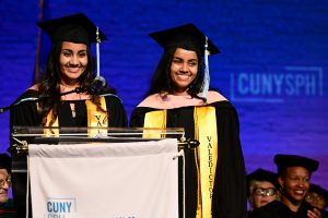 Co-Valedictorians Aaishah and Alisha Mahadeo