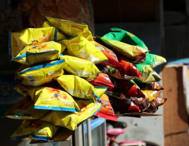 cluster of chip bags for sale at bodega