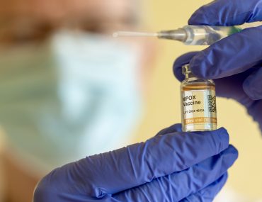 Vial with MPOX vaccine