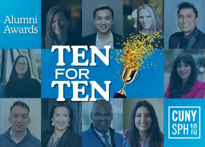 10 for 10 Awardees graphic