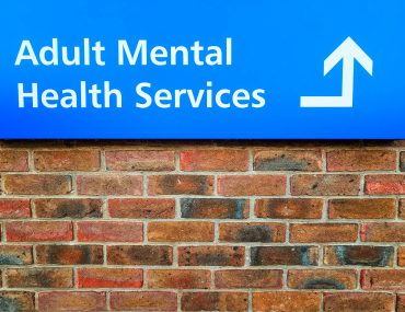 hospital sign for adult mental health services