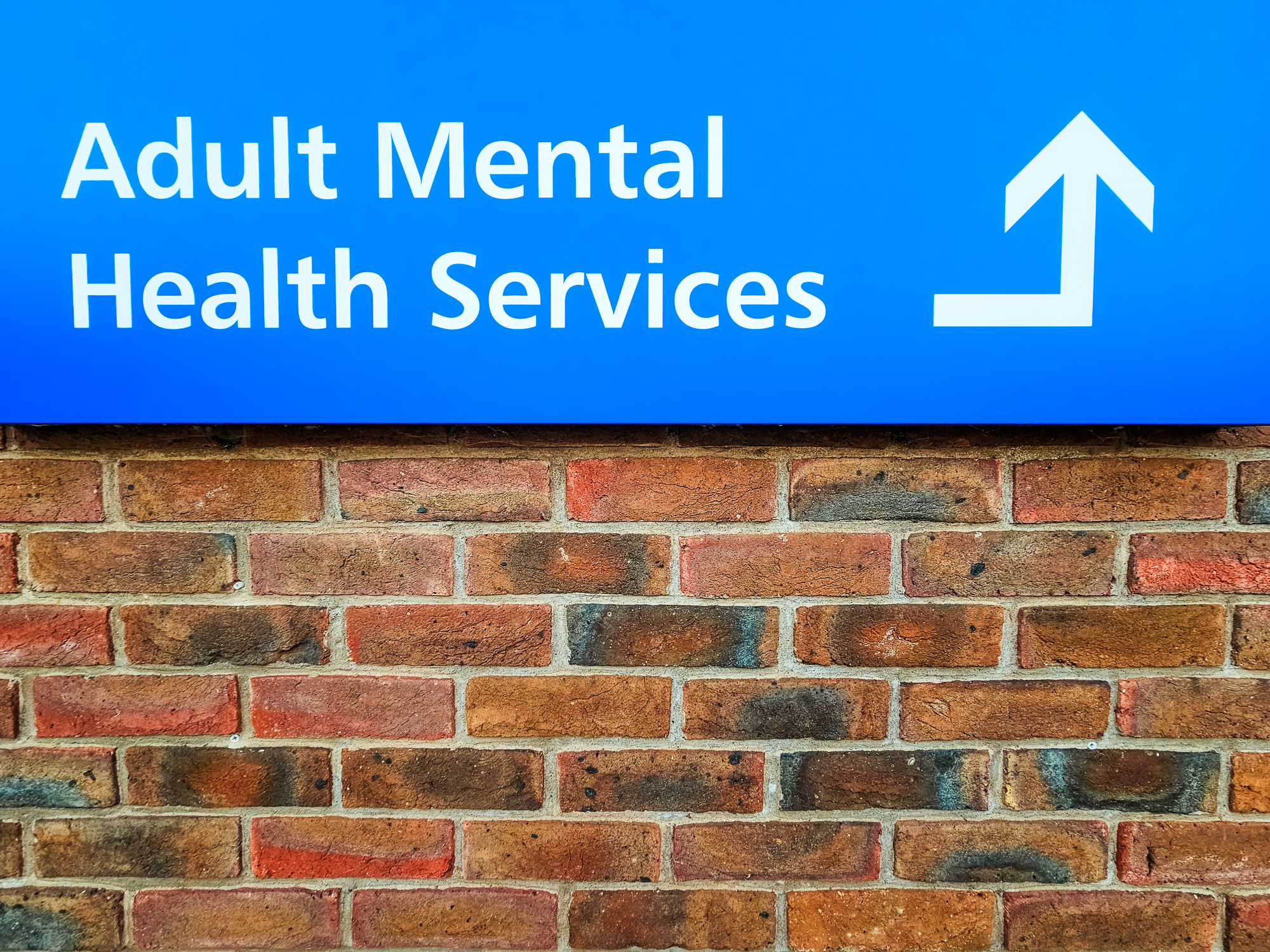 hospital sign for adult mental health services