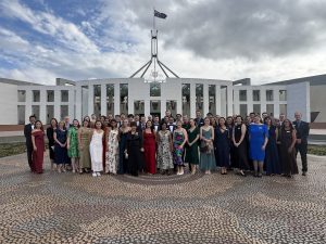 Dr. Haley with the Australian Fulbright awardees