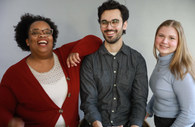 STEPS2 Health Educators Ariel Davis, Jordan Fogle and Abigail Winokur