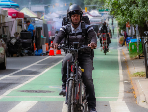 NYC delivery workers injured at more than five times the national rate under intense labor control by the apps, survey finds